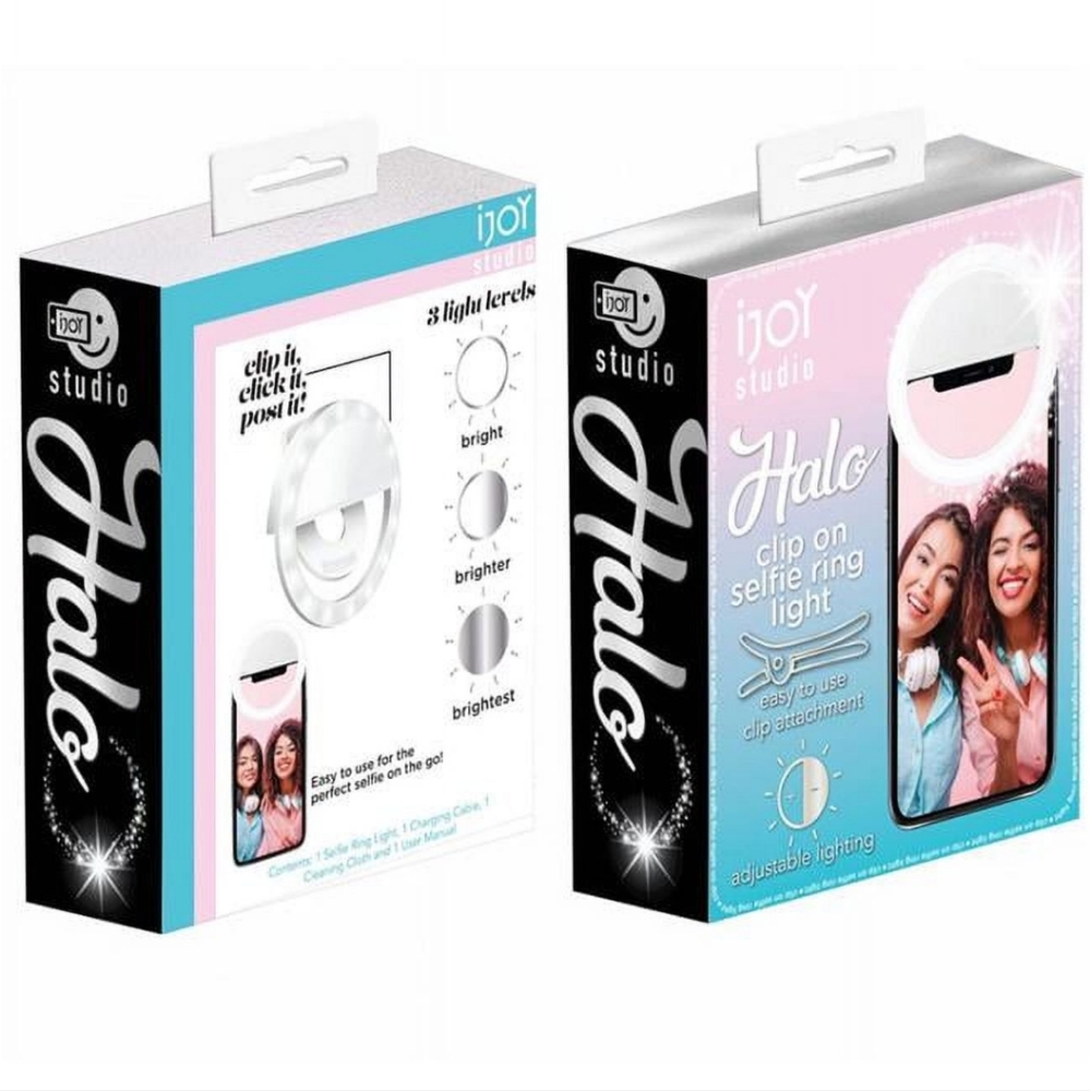 iJoy Studio Halo Clip On Selfie Ring Light